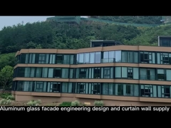 Conception technique en verre en aluminium de façade et offre de mur rideau