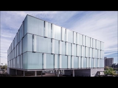 Cloison de séparation en verre en forme de U