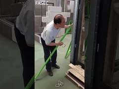 Installation de supports en acier