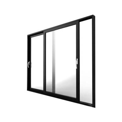 Thermiquement l'ascenseur en aluminium cassé tournent la poignée se soulevant glissant la porte empilable
