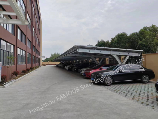 Parking solaire commercial Bausatz pour les structures préfabriquées de parking de picovolte d'énergie propre d'ombre