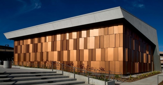 Le revêtement en aluminium d'ACM ACP panneau la feuille de construction décorative d'écran en métal de façade
