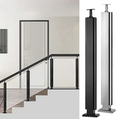 Modern Design Mirror Polishing Balustrade de verre à main avec résistance à la rouille