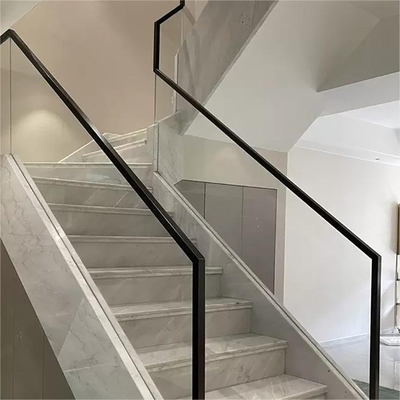 Modern Design Mirror Polishing Balustrade de verre à main avec résistance à la rouille