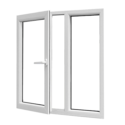 Cadre en acier en plastique UPVC Windows pour le mur rideau de façade extérieure