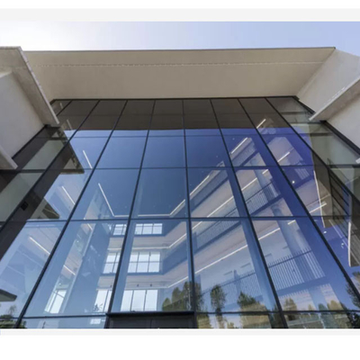 Bâton en verre vitré de façade de mur rideau et mur rideau transformé en unités de décoration moderne