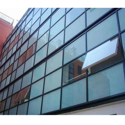 Bâton en verre vitré de façade de mur rideau et mur rideau transformé en unités de décoration moderne