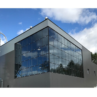 Bâton en verre vitré de façade de mur rideau et mur rideau transformé en unités de décoration moderne