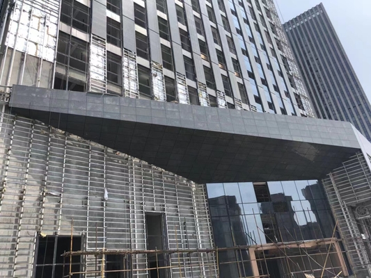 5 mm - 19 mm Épaisseur de la façade du rideau de verre Ouverture de 0% à 90%