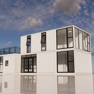 Maison modulaire à deux étages pour bureaux et maison préfabriquée à louer