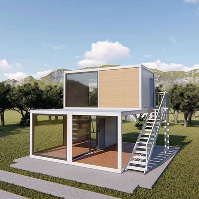 Maison modulaire à deux étages pour bureaux et maison préfabriquée à louer