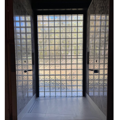 Belle mosaïque en verre intérieur transparent à corps entier pour les carreaux de cuisine en verre de couleur