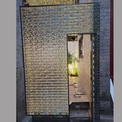 Carreaux de mosaïque en verre intérieur transparent à corps entier pour la cuisine