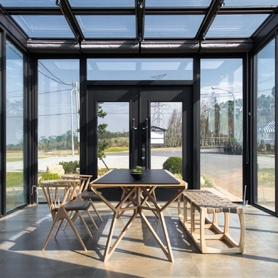 Créez un espace extérieur magnifique avec une chambre solaire en verre en aluminium étanche
