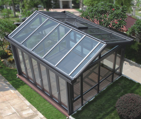 Créez un espace extérieur magnifique avec une chambre solaire en verre en aluminium étanche