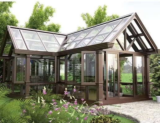 Taille personnalisée Surface lisse Panneaux solaires en verre Toit Chambres solaires pour jardin Tente solaire