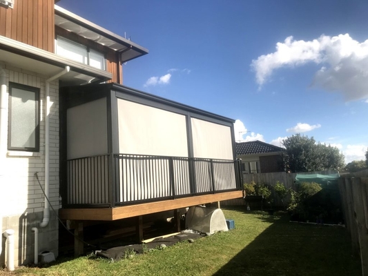Porte coulissante double veranda verre en aluminium jardin d'hiver salle de soleil pour immeuble de bureaux
