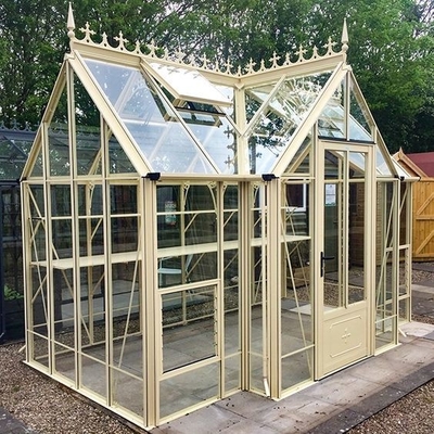 Chambres solaires en verre solaire de quatre saisons à double porte coulissante pour une taille personnalisée