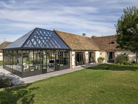 Chambres en verre de taille personnalisée avec conception debout libre et cadre en aluminium imperméable