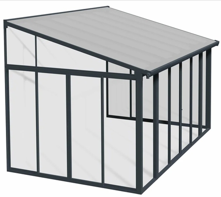 Chambres d'hôtes en verre avec conception préfabriquée de quatre saisons et profilé en aluminium