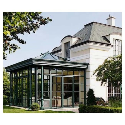 Maison solaire coulissante à deux portes pour les bureaux en aluminium