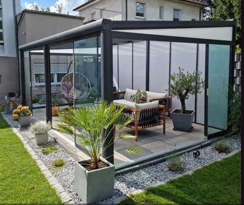 Chambre solaire en verre moulé pour les toits polygones