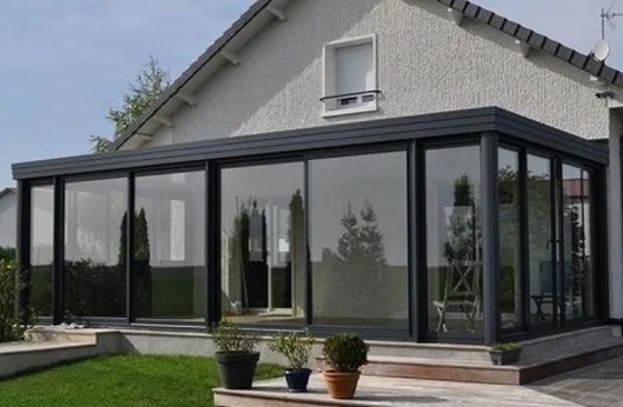 Chambre solaire en verre moulé pour les toits polygones