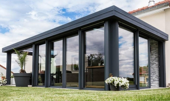 Chambre solaire en verre moulé pour les toits polygones