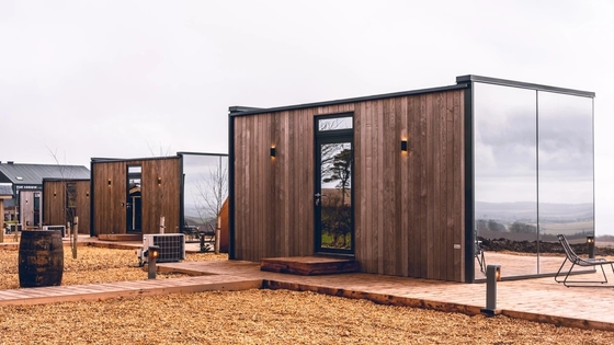 Serre en verre trempé octogonale pour jardinage écologique et vie en plein air