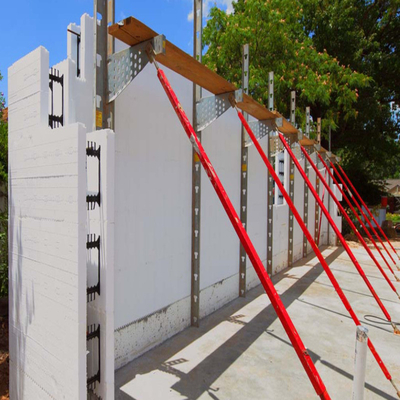 Concrete isolé Formes de construction EPS Blocs de mur ICF Construction en acier