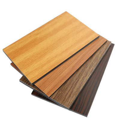 3 mm Décoration intérieure Parement revêtement Panneaux composites en aluminium 1220x2440 mm