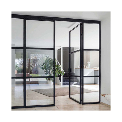 Fenêtres et portes en acier rétro modernes avec installation facile / isolation acoustique impressionnante
