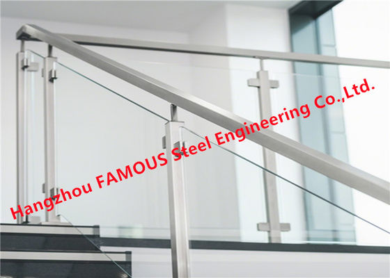 Anti balustrades de main d'escalier d'acier inoxydable de corrosion 304 316