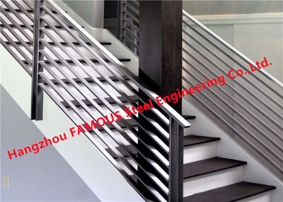 Anti balustrades de main d'escalier d'acier inoxydable de corrosion 304 316