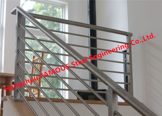 Anti balustrades de main d'escalier d'acier inoxydable de corrosion 304 316