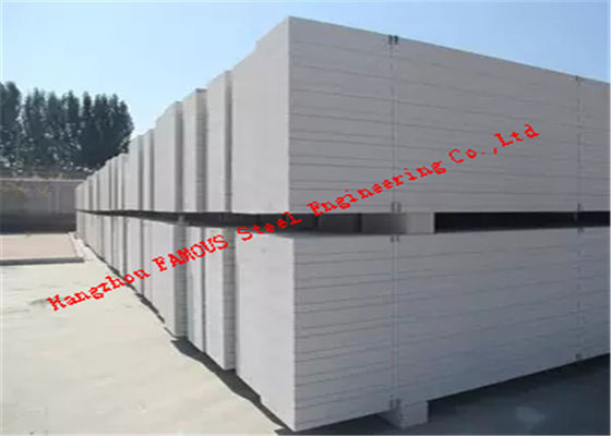 Panneaux concrets légers acoustiques de FASEC, panneaux légers gris de béton préfabriqué