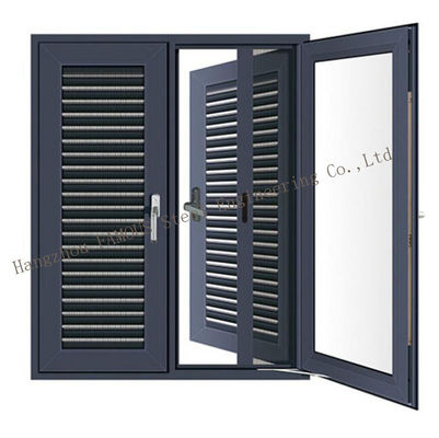 Fenêtre en aluminium adaptée aux besoins du client d'auvent de jalousie pour la toilette/salle de bains