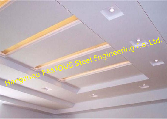 Panneaux de plafond de gypse de la paille 9.5mm d'usine pour l'économie d'énergie et la réduction des émissions