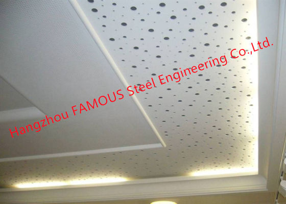 Plafond évalué de panneau de gypse du feu ISO3834