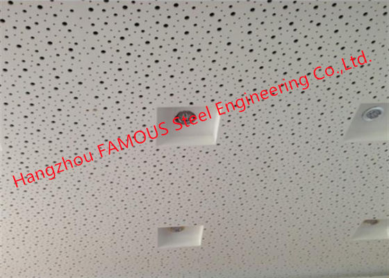 Plafond évalué de panneau de gypse du feu ISO3834