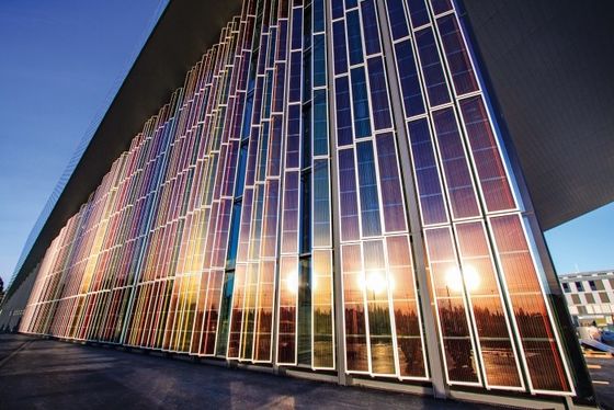 Le picovolte BIPV coloré en verre Photovoltaics intégré par bâtiment AR a enduit