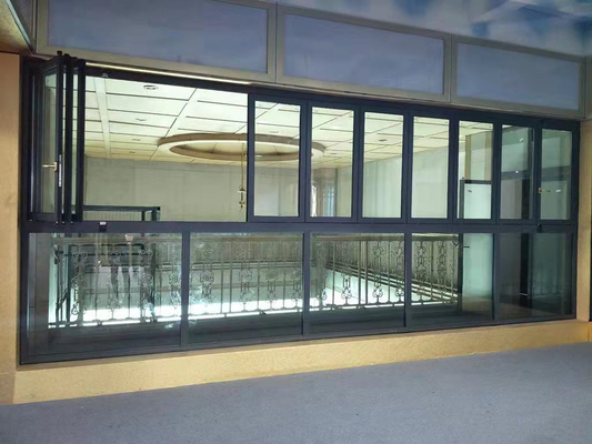 Le Bi plient la double fenêtre de glaçage en aluminium de façade en verre structurelle de mur rideau