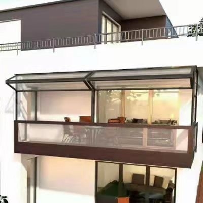 Tempête en aluminium structurelle se pliante verticale Windows pour le magasin de café