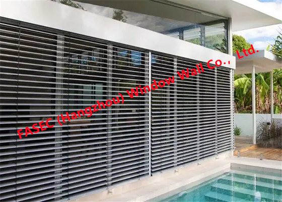 Persiennes réglables en aluminium sur mesure fenêtre Breezeway Jalousie Windows