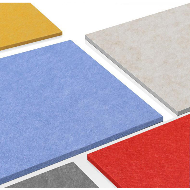 Les panneaux de mur décoratifs de sandwich à pièce graphique absorbe l'écran antibruit de polyester sain